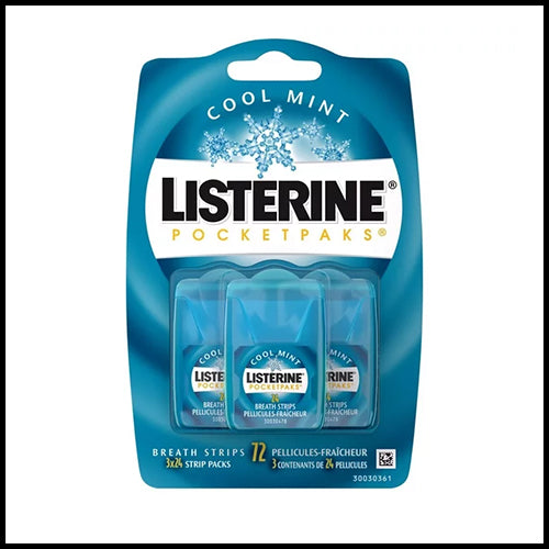 Listerine Cool Mint Pocketpaks 3pcksx24pcs