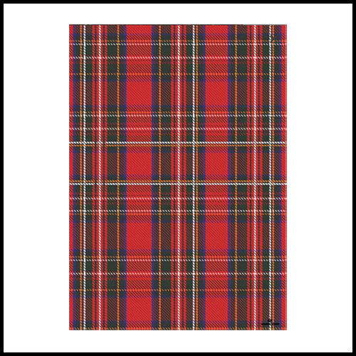 Manor Road Red Tartan Greaseproof Paper 5pk