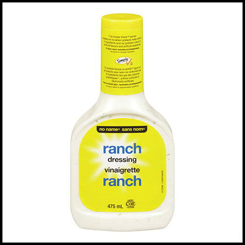 No Name Ranch Dressing 473ml