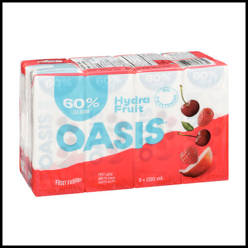 Oasis Fruit Fusion Juice Boxes 8 x 200ml