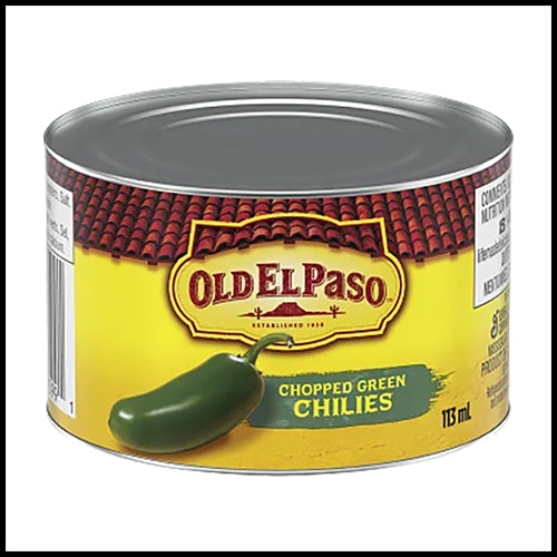 Old El Paso Chopped Green Chilies 113ml