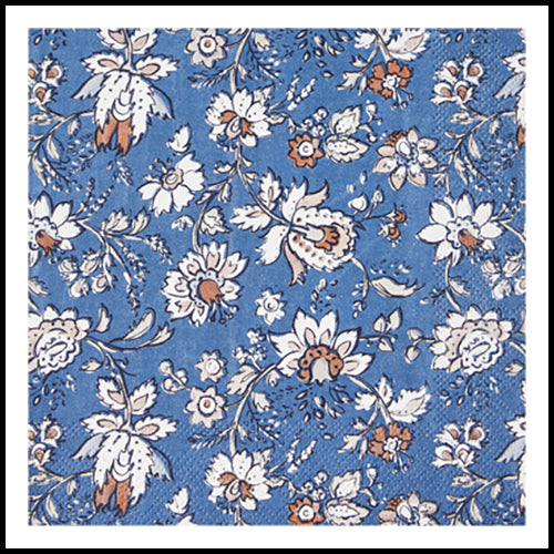 President's Choice Blue Flower 3-Ply Napkin x40