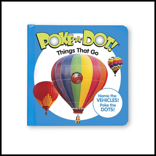 Melissa & Doug Poke-a-Dot Things that Go (Boardbook)