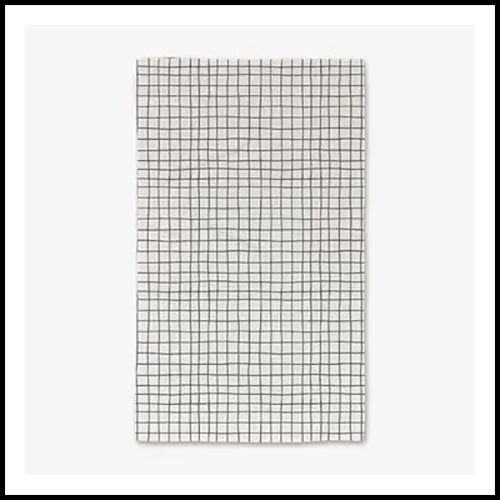 Geometry Pool Grid Luxe Hand Towel