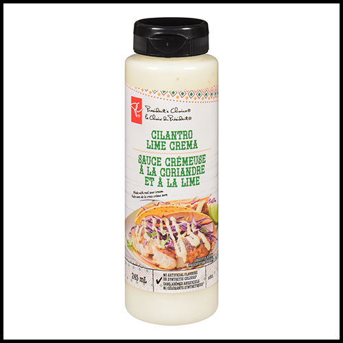 President's Choice Cilantro Lime Crema 245ml