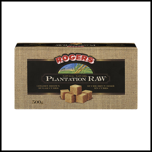 Rogers Plantation Raw Brown Sugar Cubes 500g