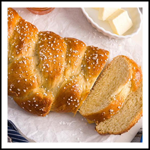 Home Baked White Braided Loaf 4x18