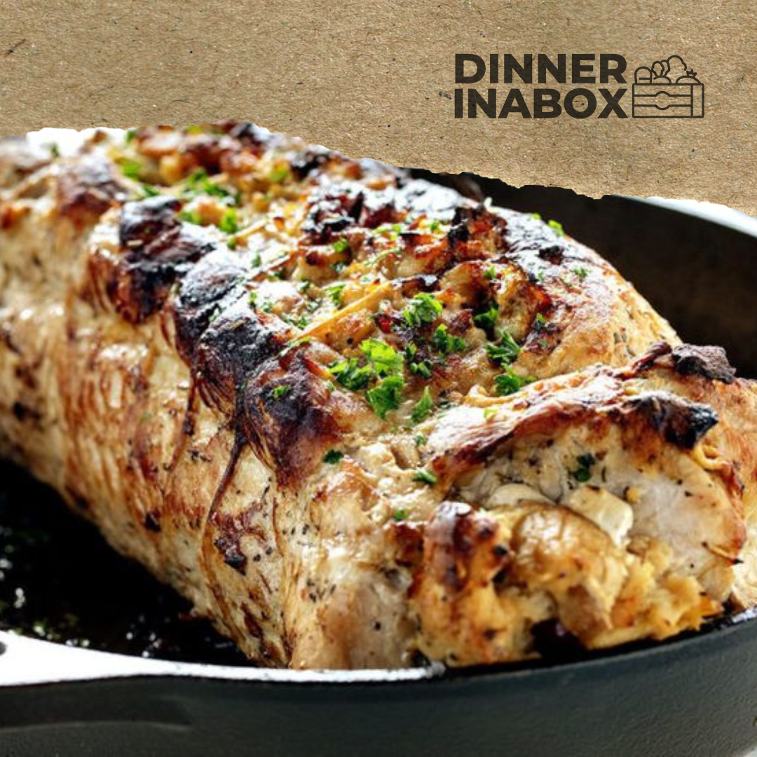 Stuffed Pork Tenderloin In A Box - Large (6-8 Servings)