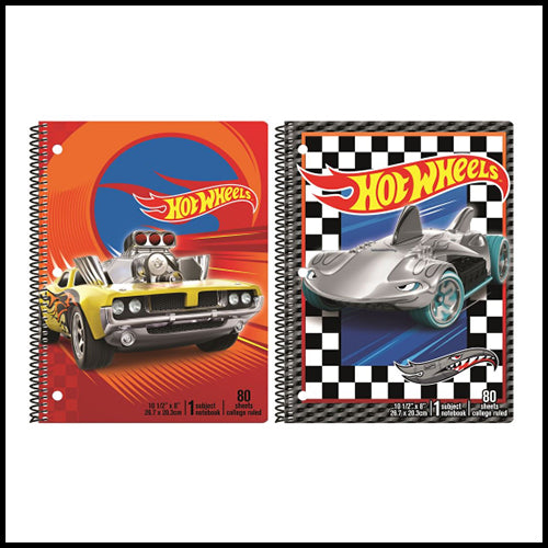 Subject Books - Hot Wheels