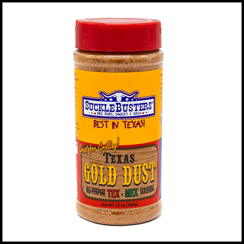 SuckleBusters Texas Gold Dust All-Purpose Tex Mex Seasoning 12oz