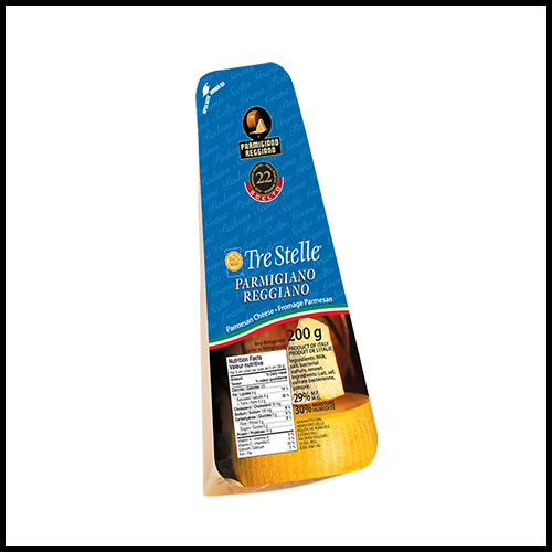 Tre Stelle Parmigiano Reggiano Cheese 200g