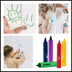 6pcs coloured Bath crayons