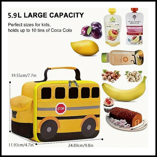 Yellow School Bus Cooler