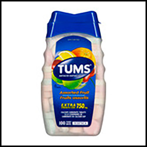 Tums Extra Strength Assorted Fruit 72ct