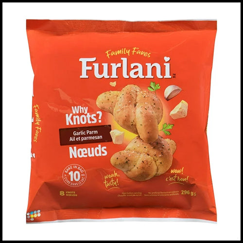 Furlani Knot Rolls Parmesan Garlic 8pk