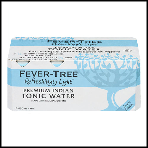 Fever Tree Indian Light Tonic Water 8 x 150ml