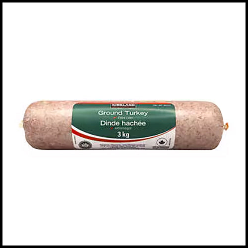 Costco  Extra Lean Ground Turkey Tube 3kg $46.99 (PREORDER)