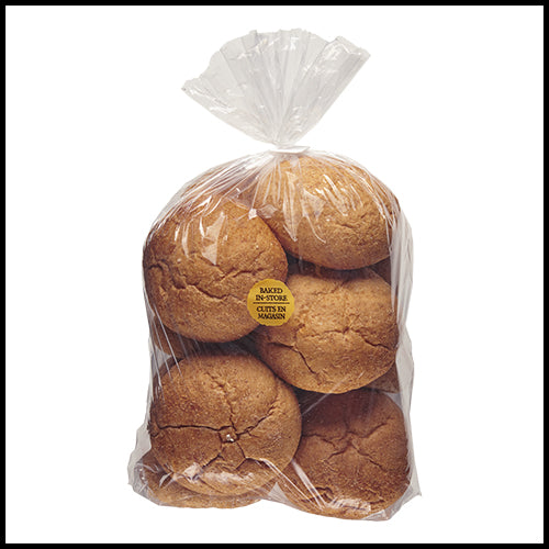 BakedInStore Rolls Kaiser Whole Wheat 6pk