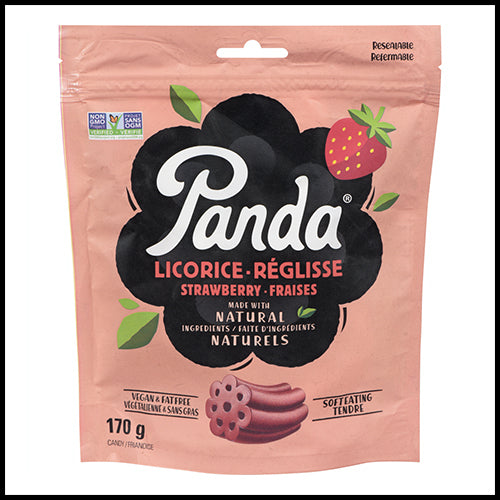 Panda Strawberry Licorice Candy 170g