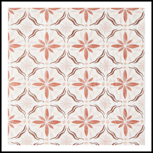 President's Choice Pink Flower 3-Ply Napkins x40