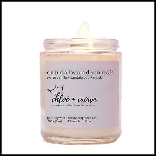 Sandlewood + Musk 7oz Candle