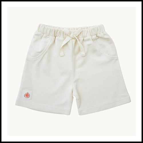 Eli&Nev Boys Cream Shorts Fig Detail 2-3years