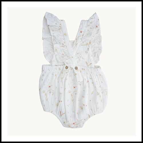 ELI&Nev Muslin Romper Summer Flower Romper 9-12mth