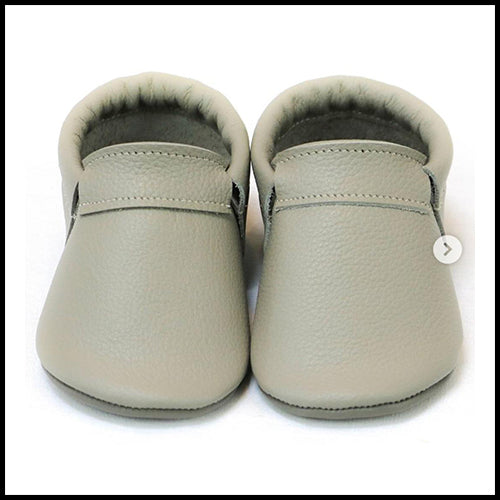 MightyMoc Leather Moccasins Rhino Size 4