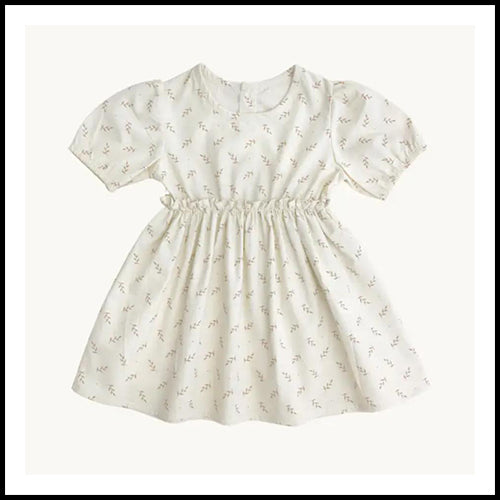 ELI&Nev Girls Leaf Dress Beige 3-4years