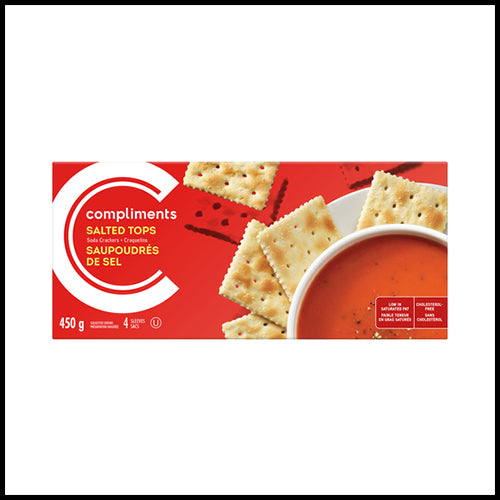 Compliments Salted Top Soda Crackers 450g