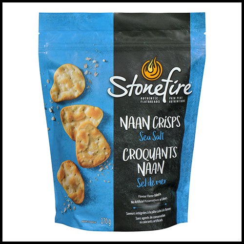 Stonefire Sea Salt Naan Crisps 170g