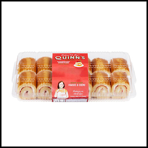 Quinn's Swiss Roll-Strawberry Shortcake 12pk (PREORDER)