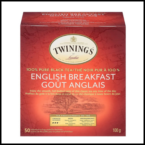 Twinings English Breakfast Tea 50ct