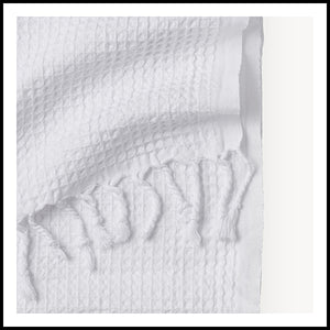 Stonwashed Waffle Hand Towel -Salt