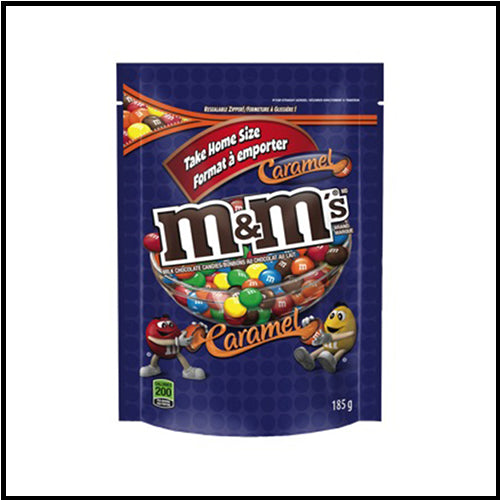 M&M's Caramel Milk Chocolate Candies 185g