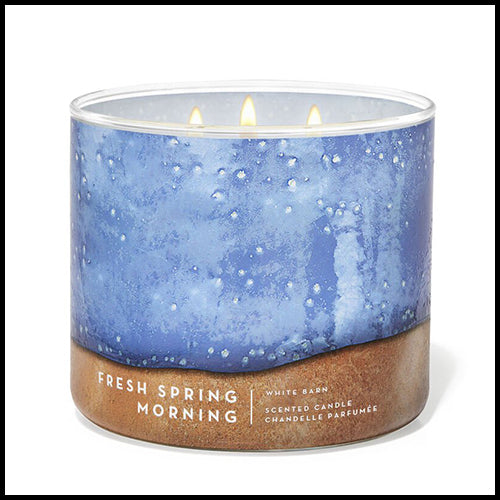 Bath & Body Works 3 Wick Candle Fresh Spring Morning