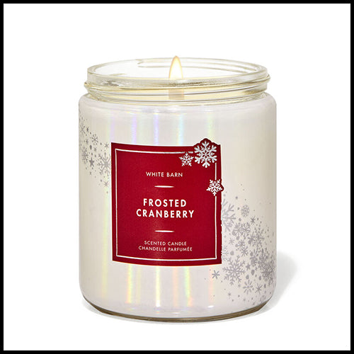 Frosted Cranberry Candle