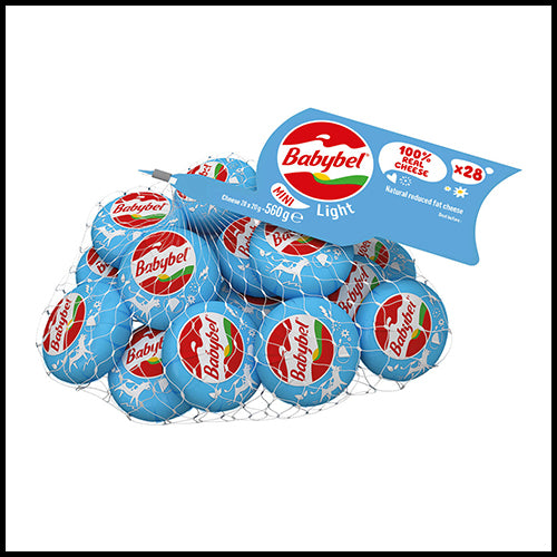 (COSTCO BULK) Babybel Mini Light Cheese Snacks 28x20g