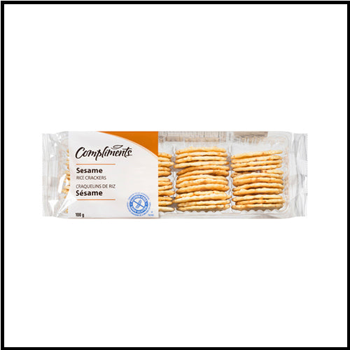 Compliments Sesame Rice Crackers 100g