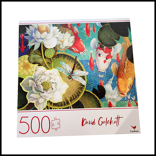 Cardinal 500 Piece Puzzle - Koi