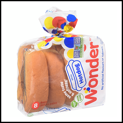 Wonder Hotdog Buns White 8pk