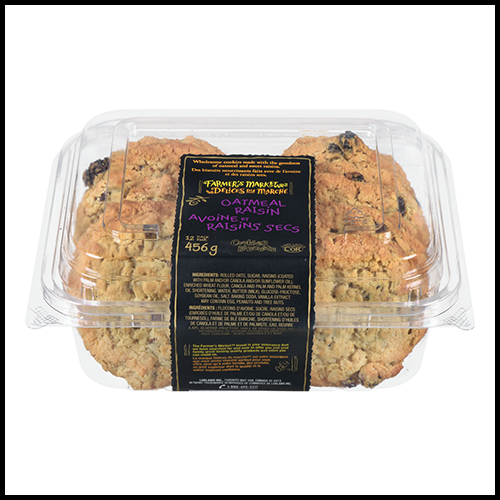 Farmers Market Cookies Oatmeal Raisin 12ct