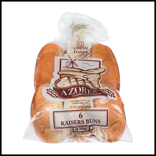 Azores Kaiser Buns 6ct 450g