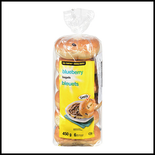 No Name Bagels Blueberry 6pk