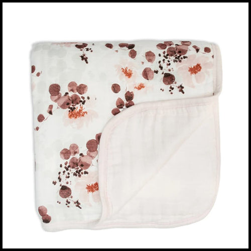 LuLuJo Deluxe Quilted Baby Muslin Blanket