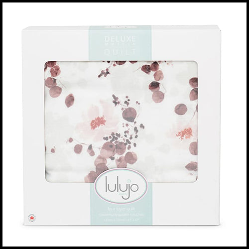 LuLuJo Deluxe Quilted Baby Muslin Blanket