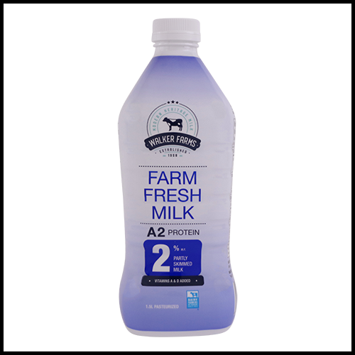 Walker Farms 2% A2 Milk 1.5L Jug