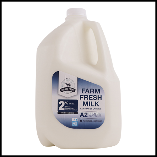 Walker Farms 2% A2 Milk 4L Jug