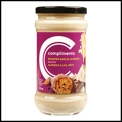 Compliments Roasted Garlic Alfredo Sauce 410ml