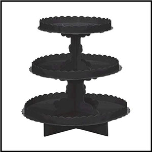 Amscan 3 Tier Black Treat Stand